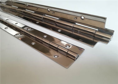 Polished SS Continuous Piano Hinge for Subway Metro Channel Gate Toolbox